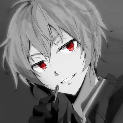 宋知意黑白颓废丧系拽酷男漫男生头像我要个性网