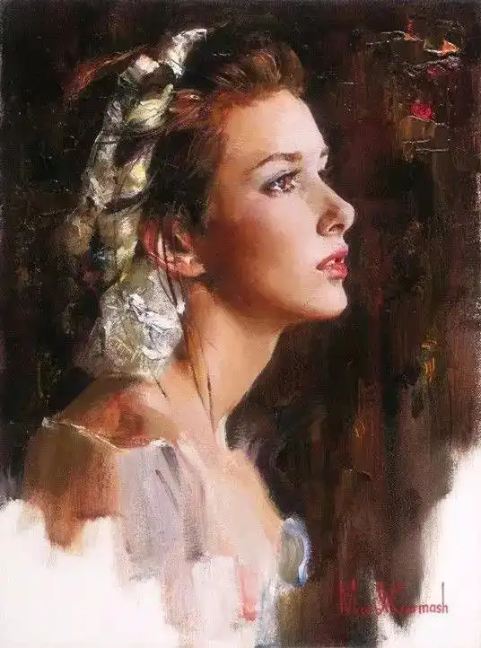 长的那么美,不画幅肖像太可惜了