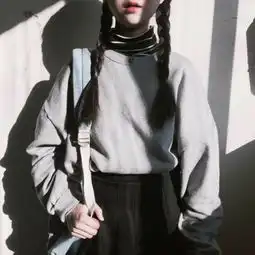 小清新扎两个辫子的女生头像可爱大全甜美可爱的女生头像