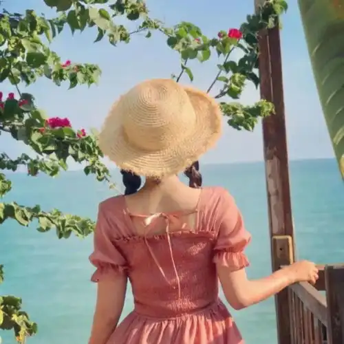 女生头像丨个性侧面背影女生头像