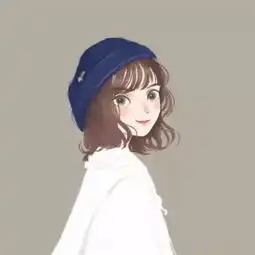 长发女生漫画头像唯美短