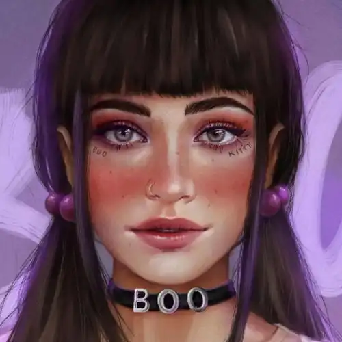 ps别人都是真人画成卡通,这个90后女生却