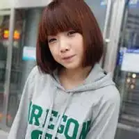 短发齐刘海女生头像小清新韩版就算梦不完整