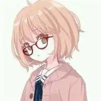 戴眼镜的女生短发头像动漫微信头像图片大全