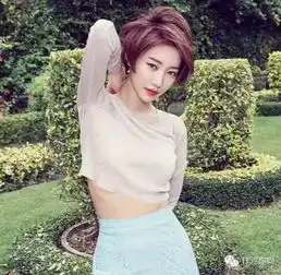 短发的高俊熙竟然成为亚洲女神
