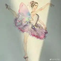 这波配色真好看她用梦幻的水彩描绘出童话般的人物,美到窒息