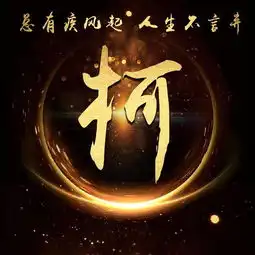 超炫金色霸气励志姓氏微信头像总有疾风起,人生不言弃