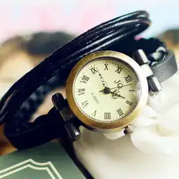 lovly真皮复古表朋克表缠绕的多重真皮堆糖,美图壁纸兴趣社区