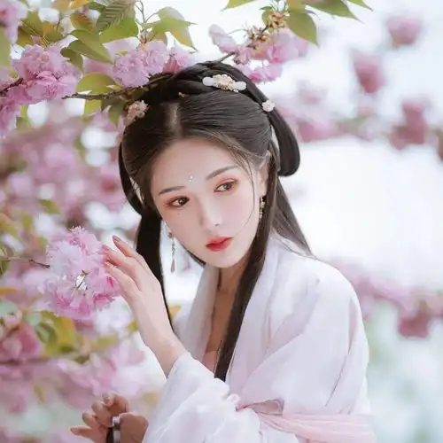 唯美古风女生头像日暮酒醒人已远满天风雨下西楼