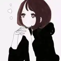 微信头像卡通短发女生