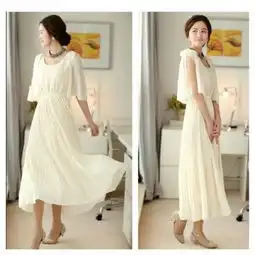 碎花裙时尚女式雪纺连衣裙库存清仓陕西西安甩卖摆摊连衣裙清仓供应商广州市白云区黄石衣忆宝服装经营部