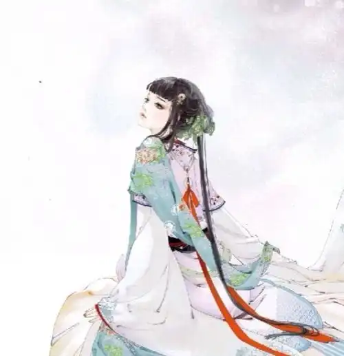 古风美女头像手绘画美人