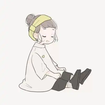 好看动漫女生头像以后我们家的宝宝就叫夕阳好不