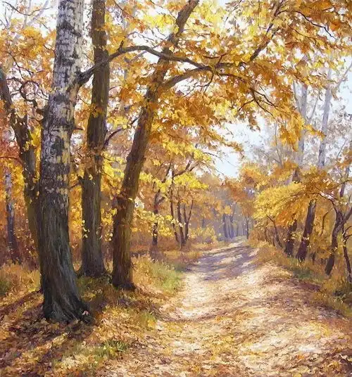 乌克兰画家笔下的四季风景,每一幅都很美