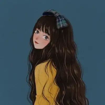 手控女生版头像手绘