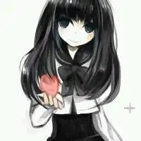求黑白动漫背影女生头像