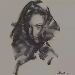 这样的素描作品,真的不多见,潇洒精致