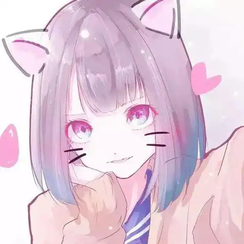 头像女生漫画可爱少女二