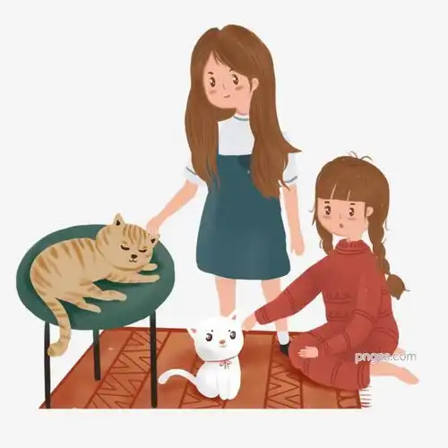 手绘卡通逗猫玩的小女生插画设计元素图片大小2000x2000px图片尺寸1.99mb来自png搜索网pngss.com免费免扣png素材下载插画设计宠物闺蜜猫咪人物素手绘小女孩小女生小清新装饰图案