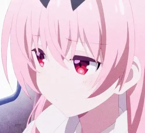 粉色系女生动漫头像希望你的底色一直是勇敢和善良