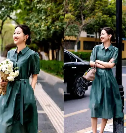 女人过50岁后,是穿花还是素看这4组对比图就明白