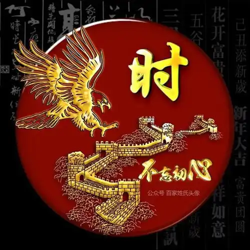 富人专用姓氏头像,不忘初心,砥砺前行