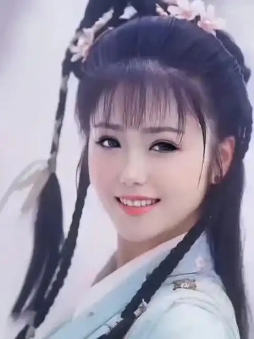 古风古风美女汉服美女汉服美女清纯妹子卖萌慢镜头表演秀特效拍摄