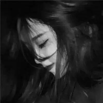 伤心女生头像高冷黑白揭
