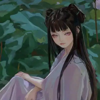 好看的女生头像动漫冷酷长发二次元