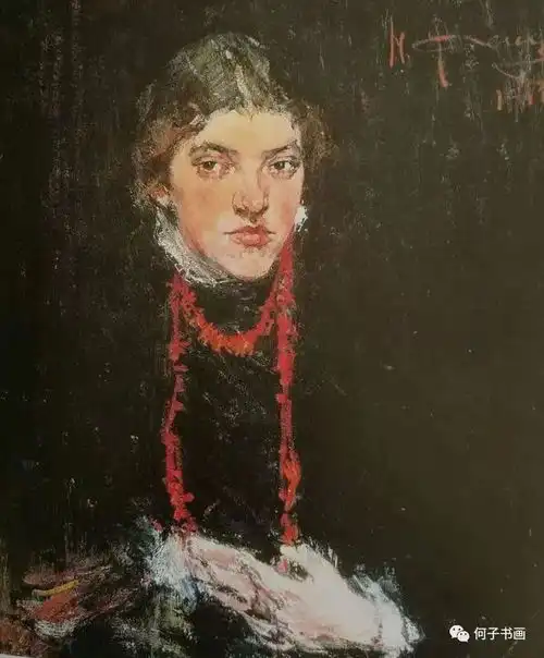 天才画家费欣的油画人物