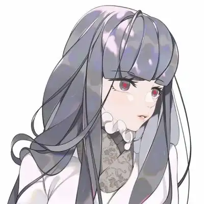 长发女生漫画头像唯美头