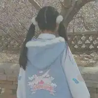 背影高马尾头像女生微信头像图片大全