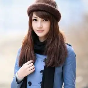 微信头像女生版戴黑帽子微信头像图片大全