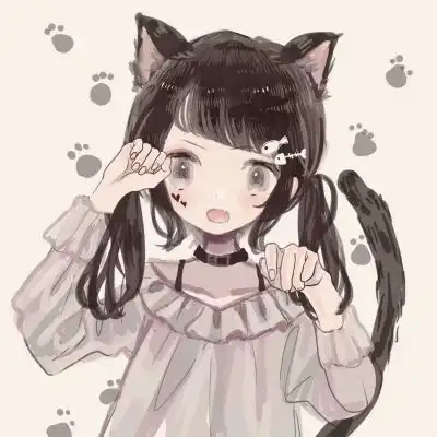 念长发飘飘动漫女生头像