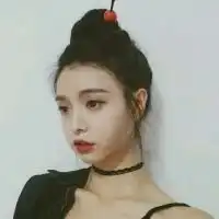 短发丸子头头像炸丸子头的可爱女生头像图片