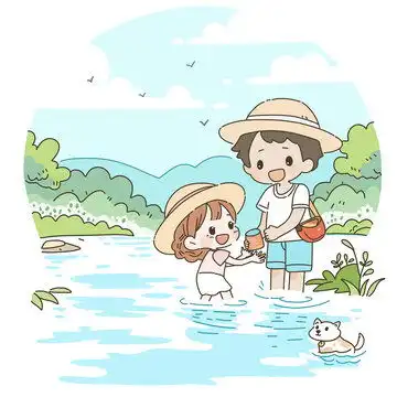 比耶小女孩女生卡通图案设计模板下载设计素材素材下的人物素材设计模板