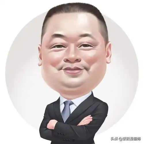 换一换你的头像吧中年男士手绘商务立体漫画头像成熟大叔专用
