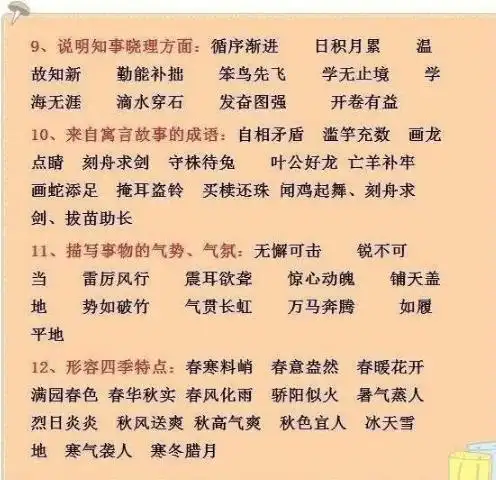 6年级女生头像图片成语