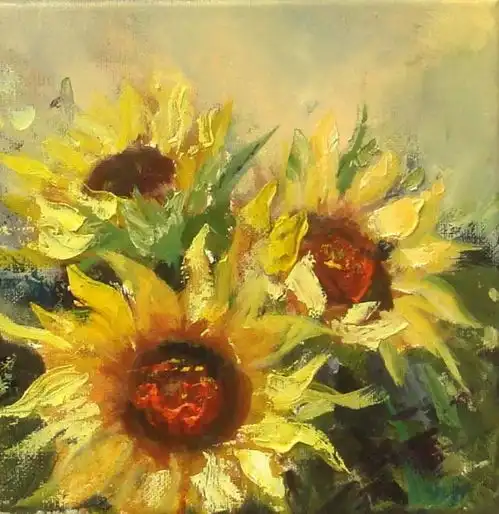 小央美意大利女艺术家的心灵意象油画