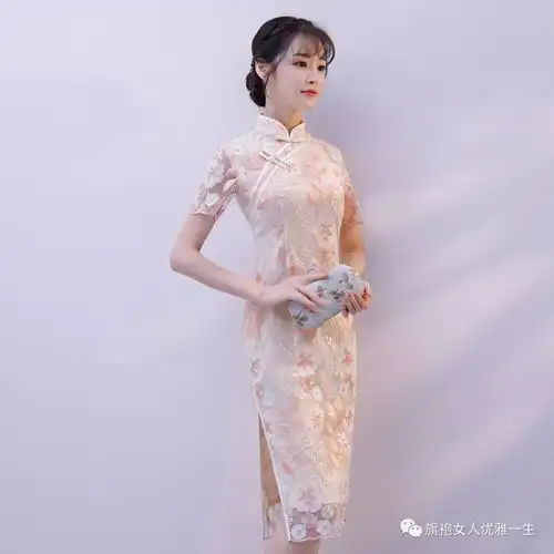 旗袍让东方女子的美与雅韵风情摇曳中国