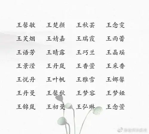 秋天出生的女宝宝取名新颖有内涵的王姓女孩名
