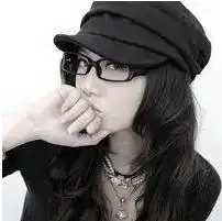 女qq头像唯美带帽白帽子