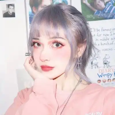 个性网头像女短发染发