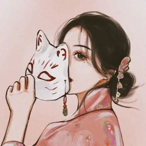 小女孩可爱头像卡通女头