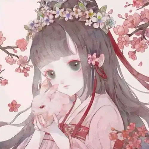 一眼万年的古风女生头像