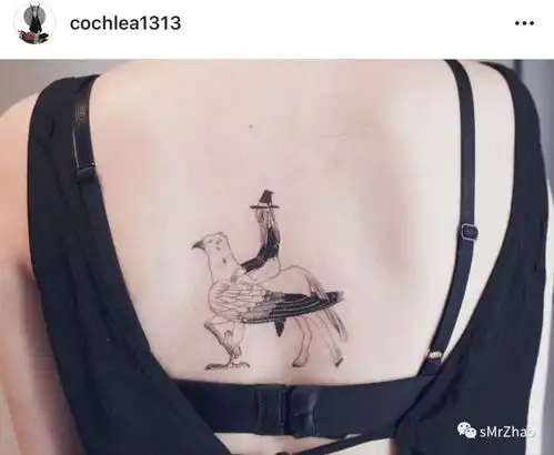 smrzhao纹身推荐第154期黑白动漫黑魔法少女森系纹身