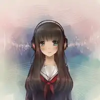 校服少女头像穿着青春校服的少女
