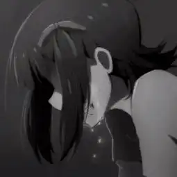 暗黑头像丧女少女