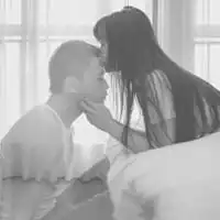 女头像女摸男影子