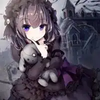 暗黑萝莉头像女生高冷闪